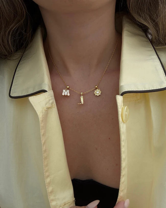 Clover Charm - Guld