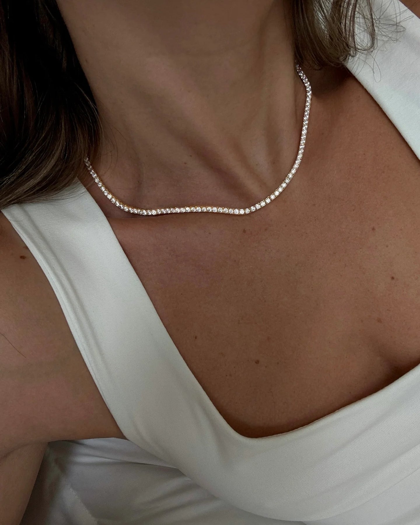 Tennis Chain - Guld
