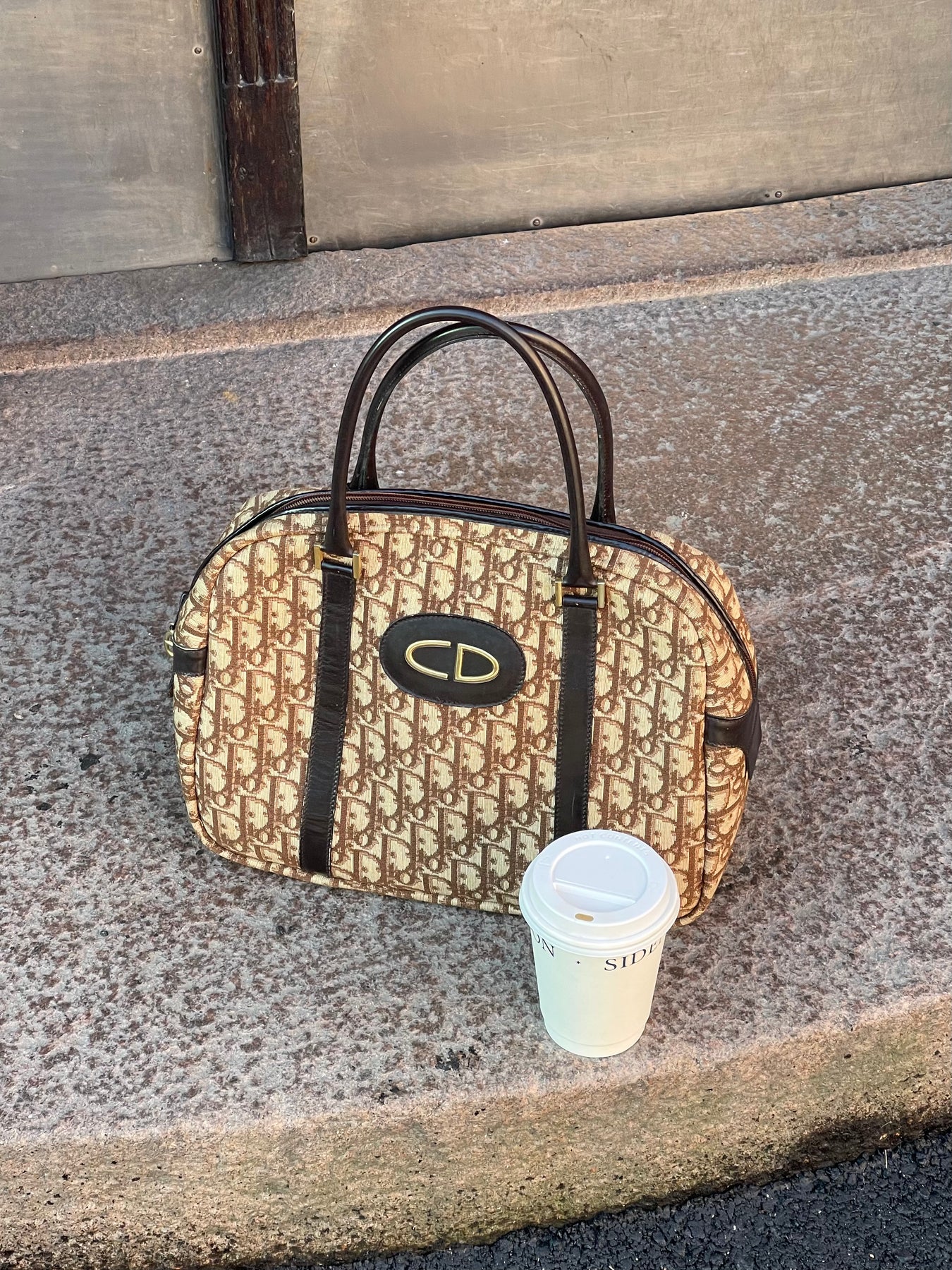 Dior Boston Bag - Brun