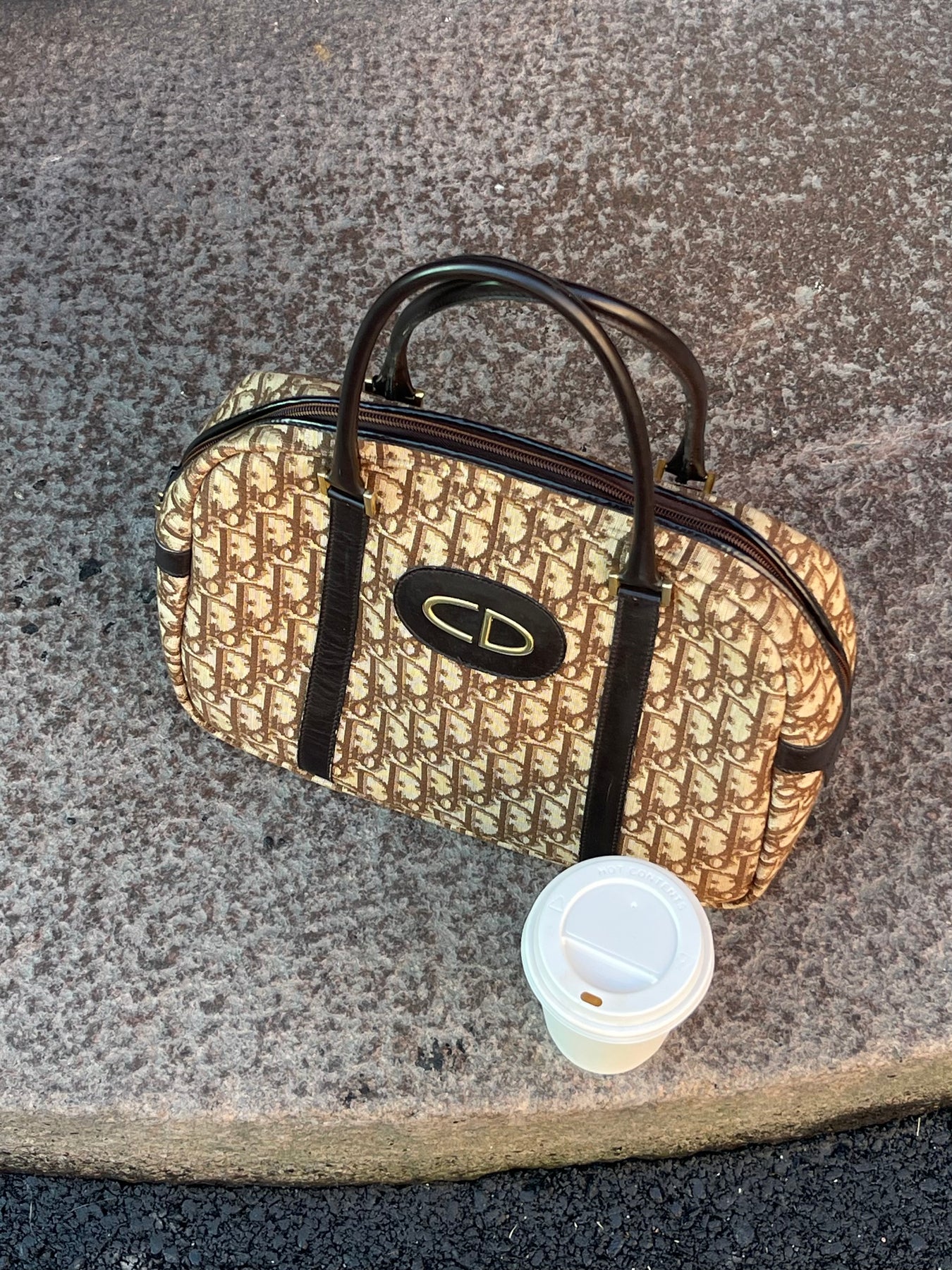 Dior Boston Bag - Brun