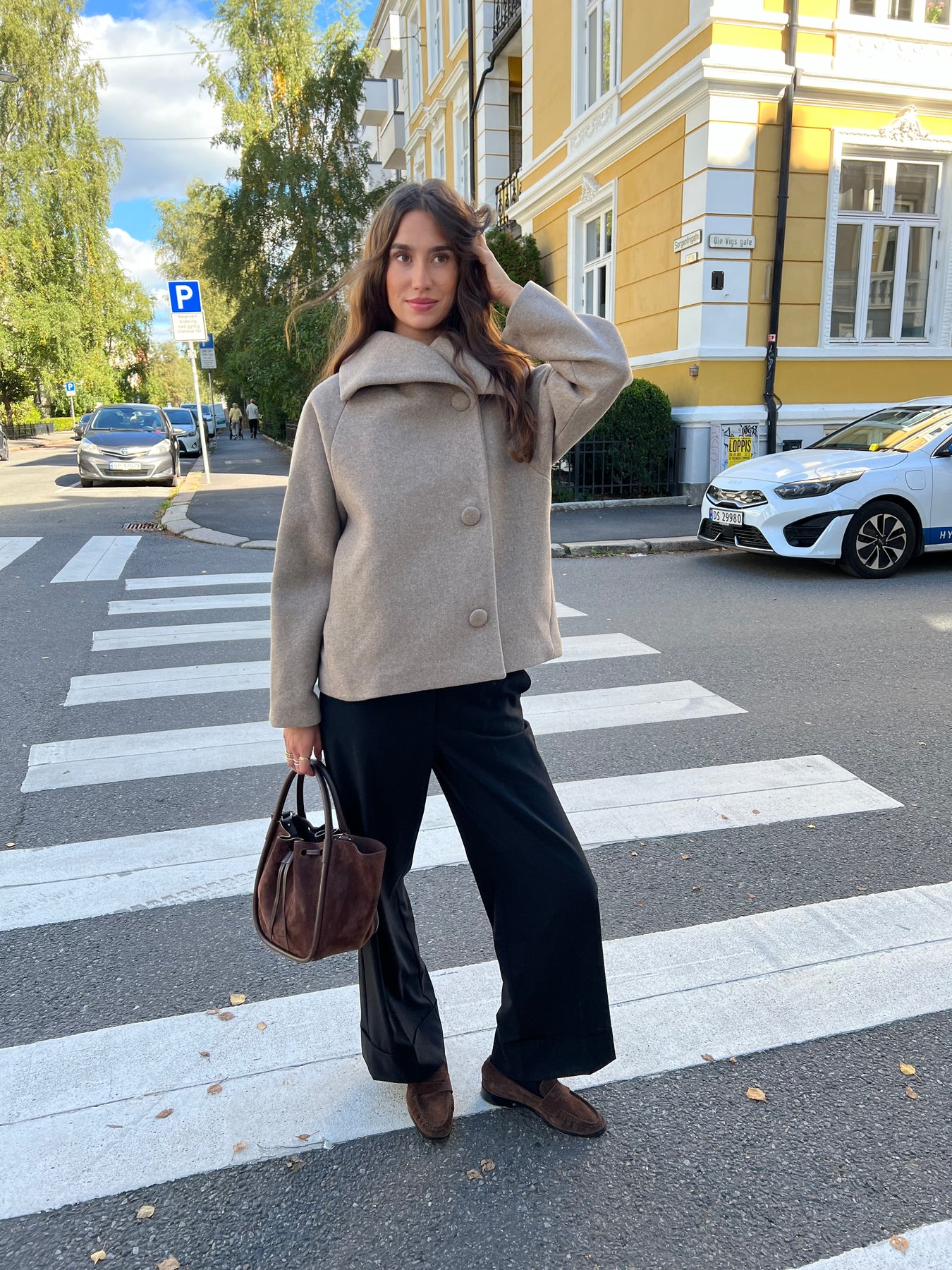 PerryIW Short Coat R - Sandy Grey Melange