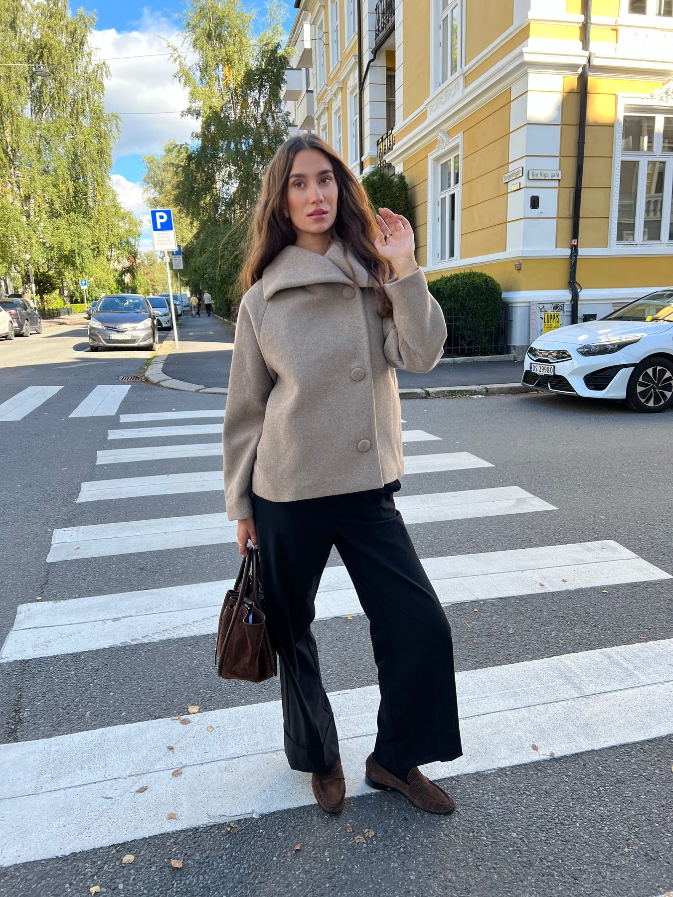 PerryIW Short Coat R - Sandy Grey Melange