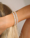 Tennisarmband - Guld