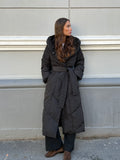 YazIW Long Coat - Black