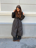 YazIW Long Coat - Black