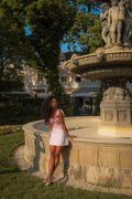 Ella Fitted Mini Dress - Rosa