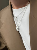 Figure Necklace - Silver