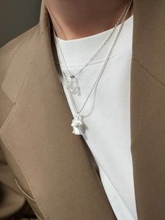 Figure Necklace - Silver