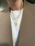 Figure Necklace - Guld