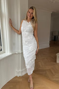 Miraic Mesh-klänning - White Flower