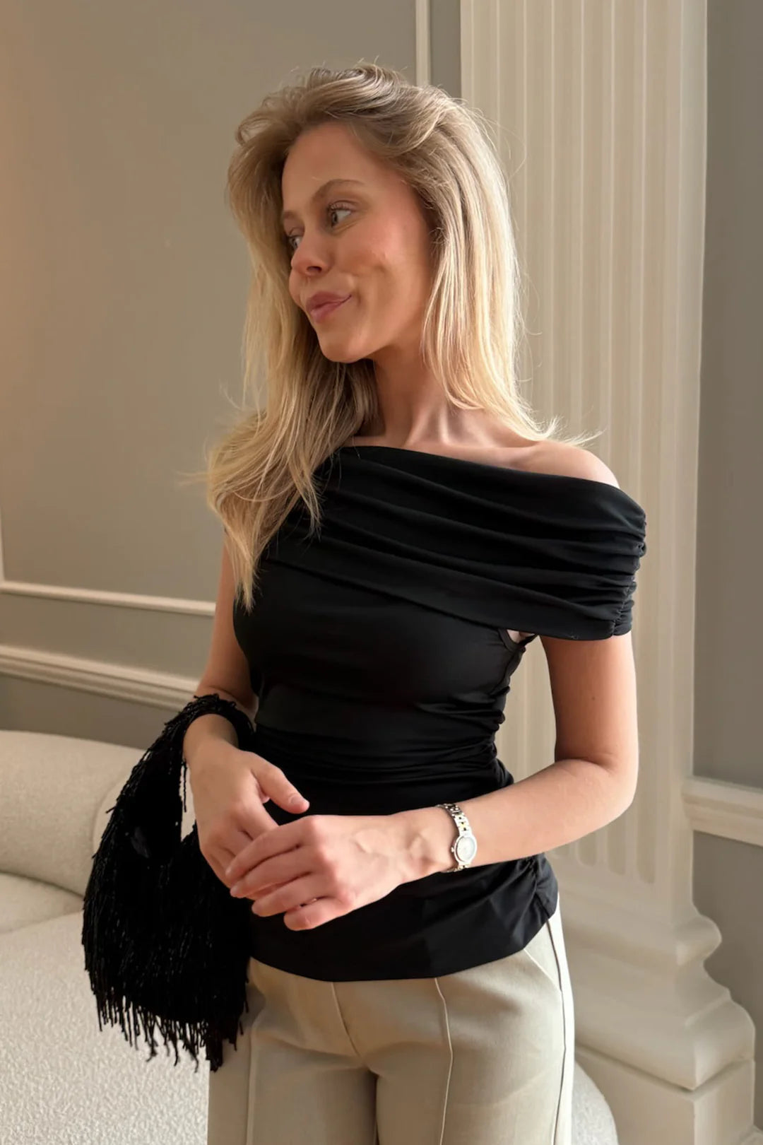 Athenaic Top - Svart