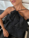 Pandorea Layered Mini Dress - Black