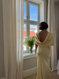 Louise Draped Back Maxi Dress - Gul