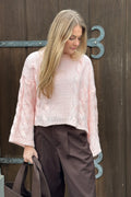 Lyza Sh Knit - Dusty Pink