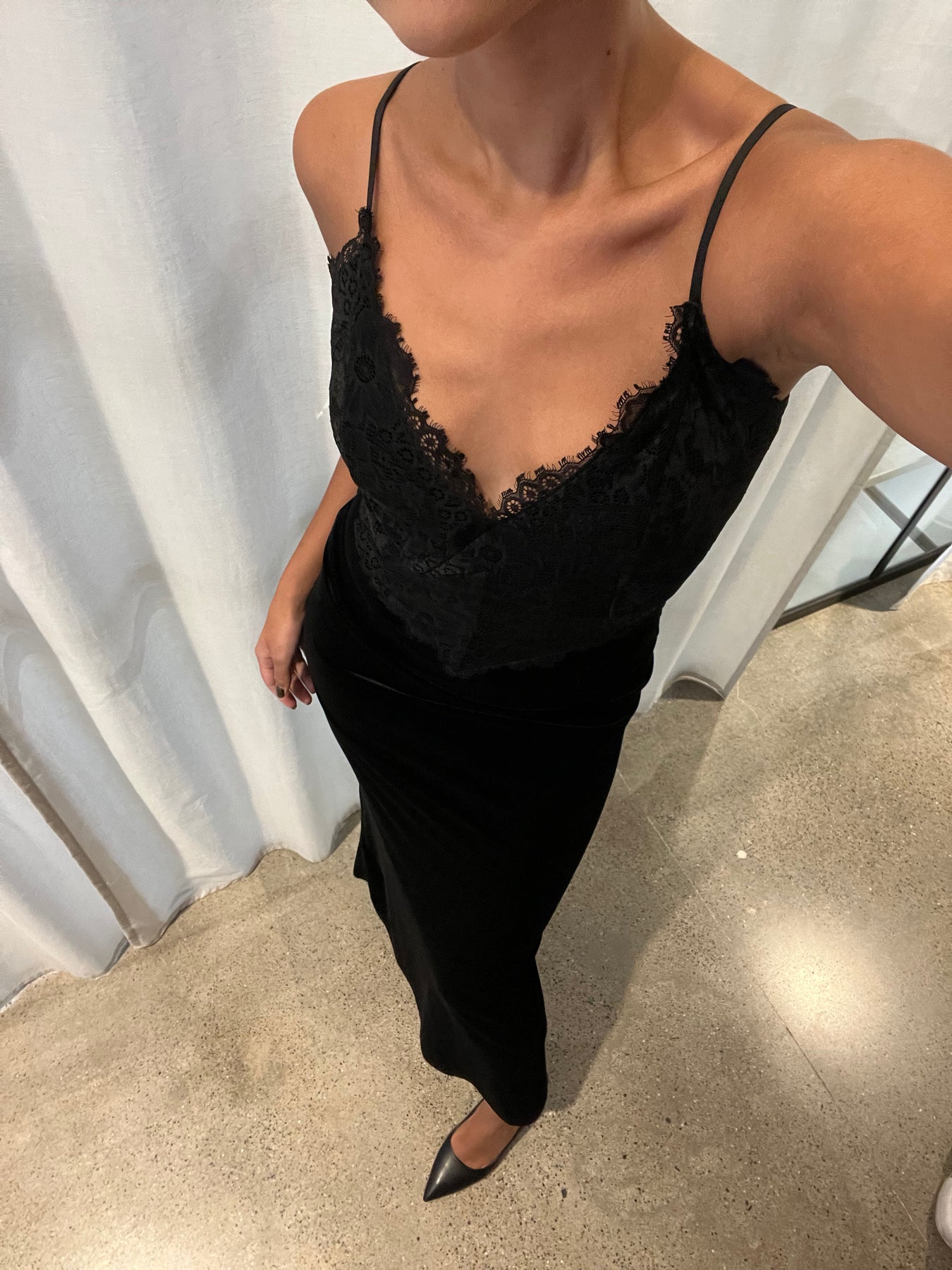 Signi Slip Dress - Svart