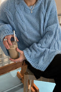 Lyza Sh Knit - Light Blue