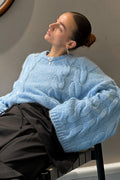 Lyza Sh Knit - Light Blue