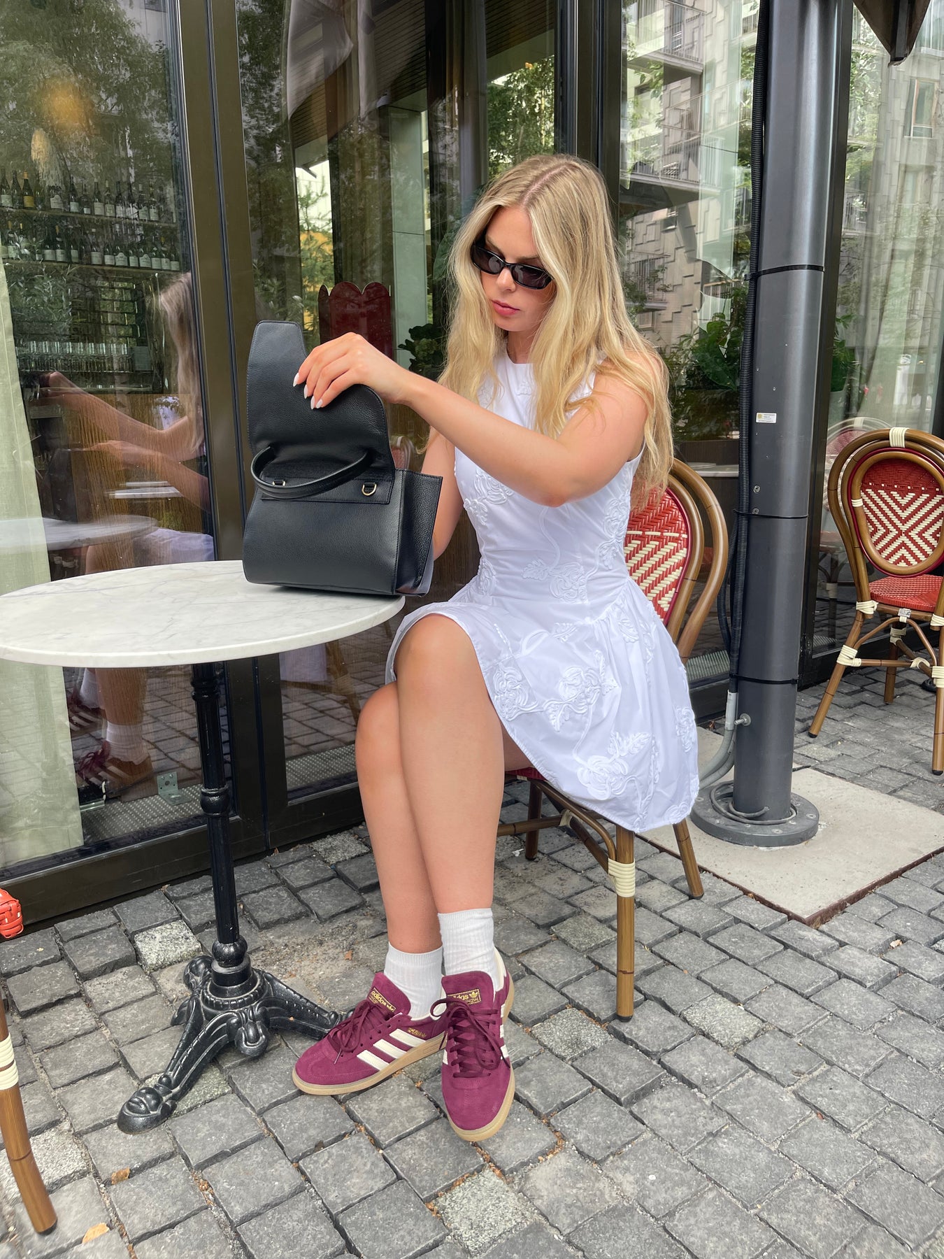 Poplin miniklänning