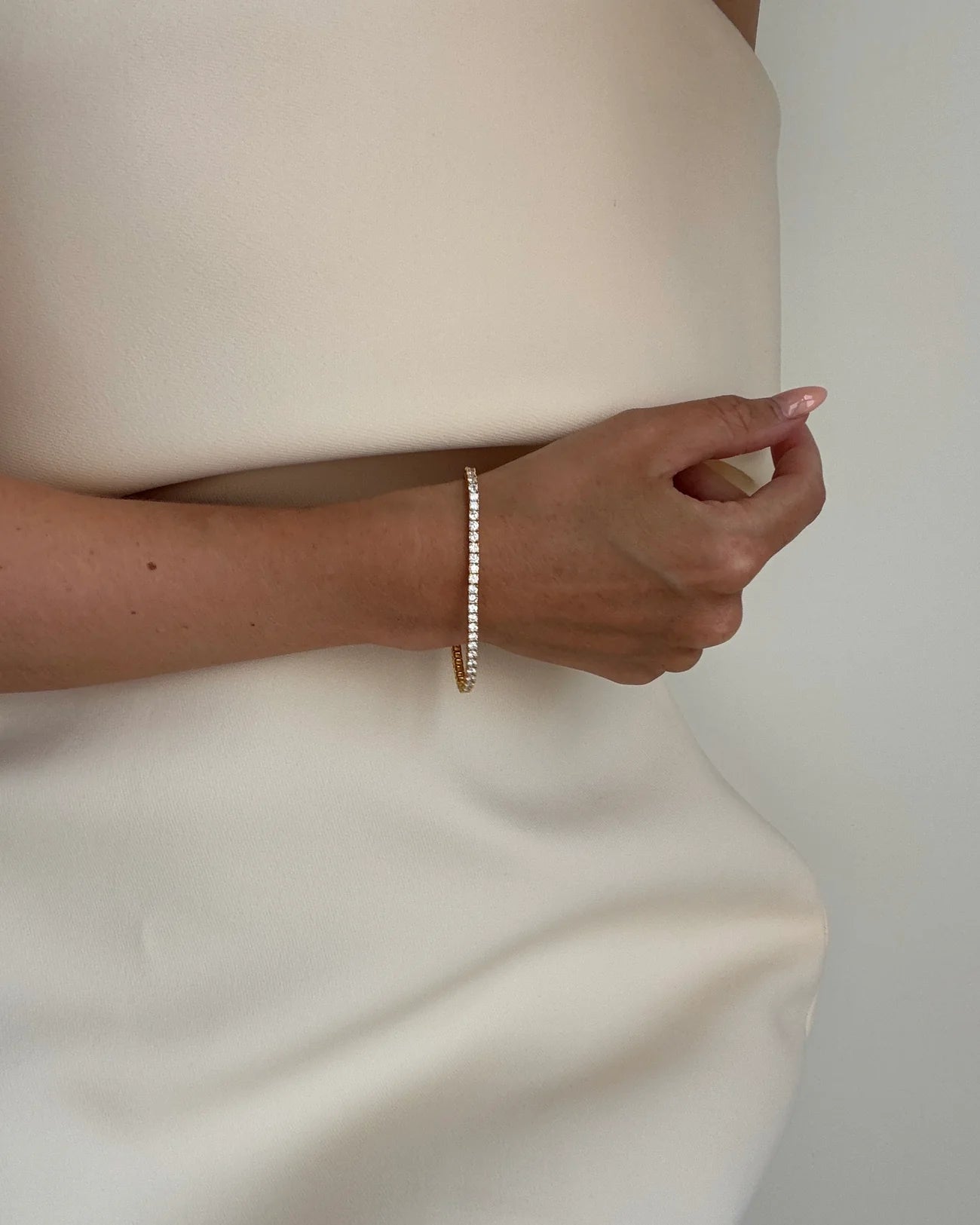 Tennisarmband - Guld