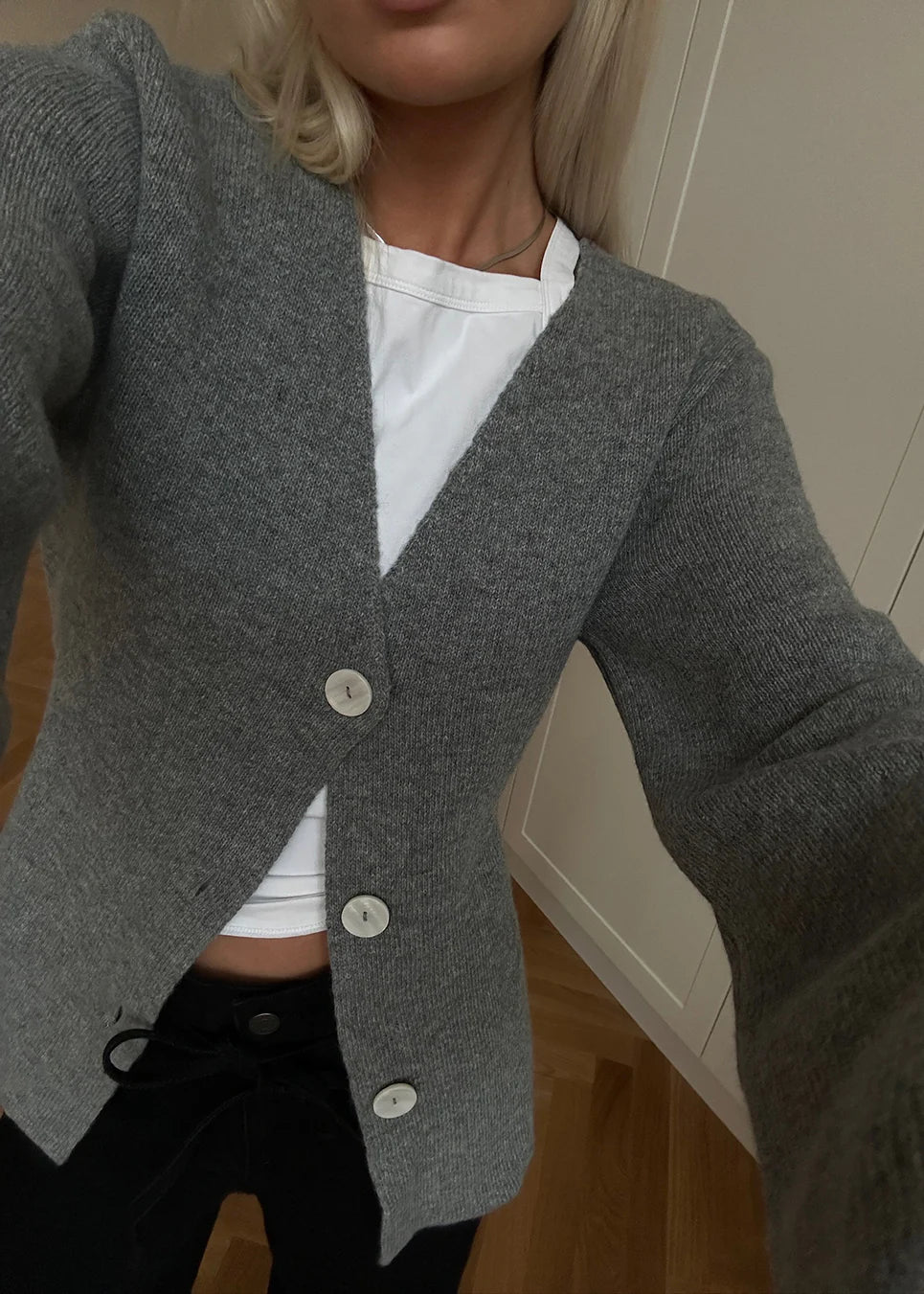 Klayton kofta - Grey Melange