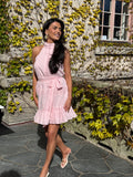 Mone Cotton Mini Dress - Ljusrosa