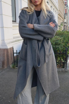 Ana Coat Wool Mix - Grey