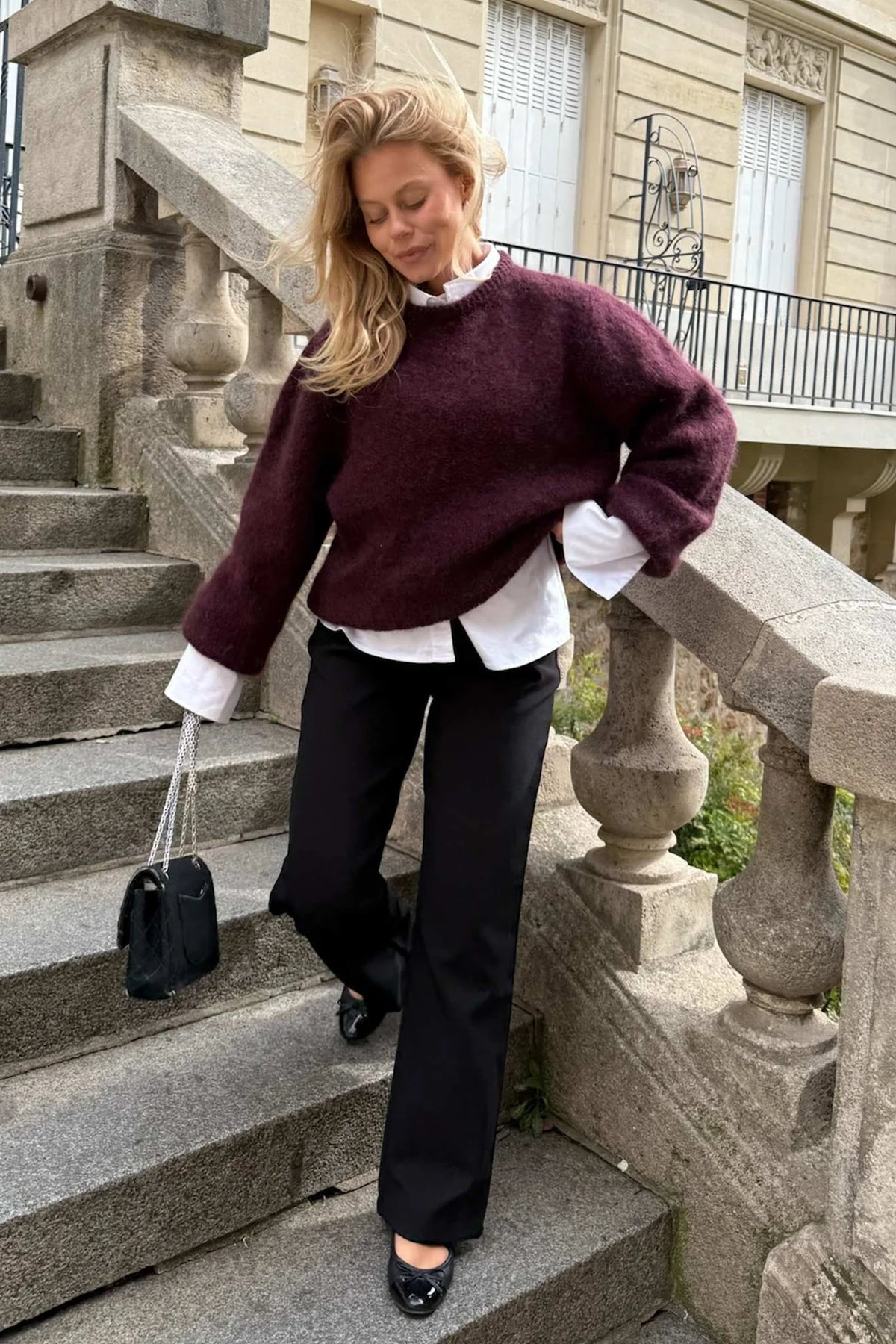Idaic Pullover - Bordeaux