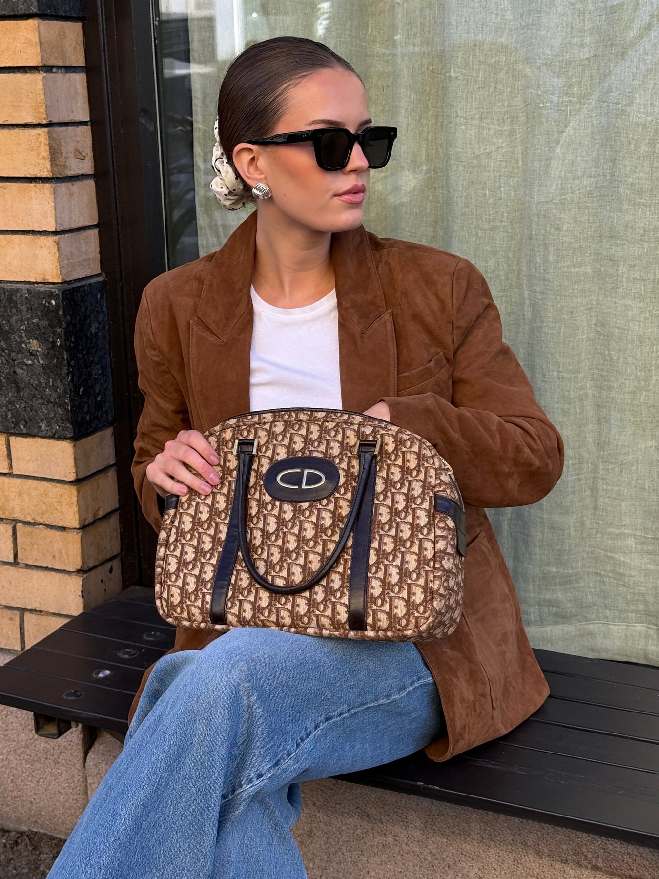 Dior Boston Bag - Brun