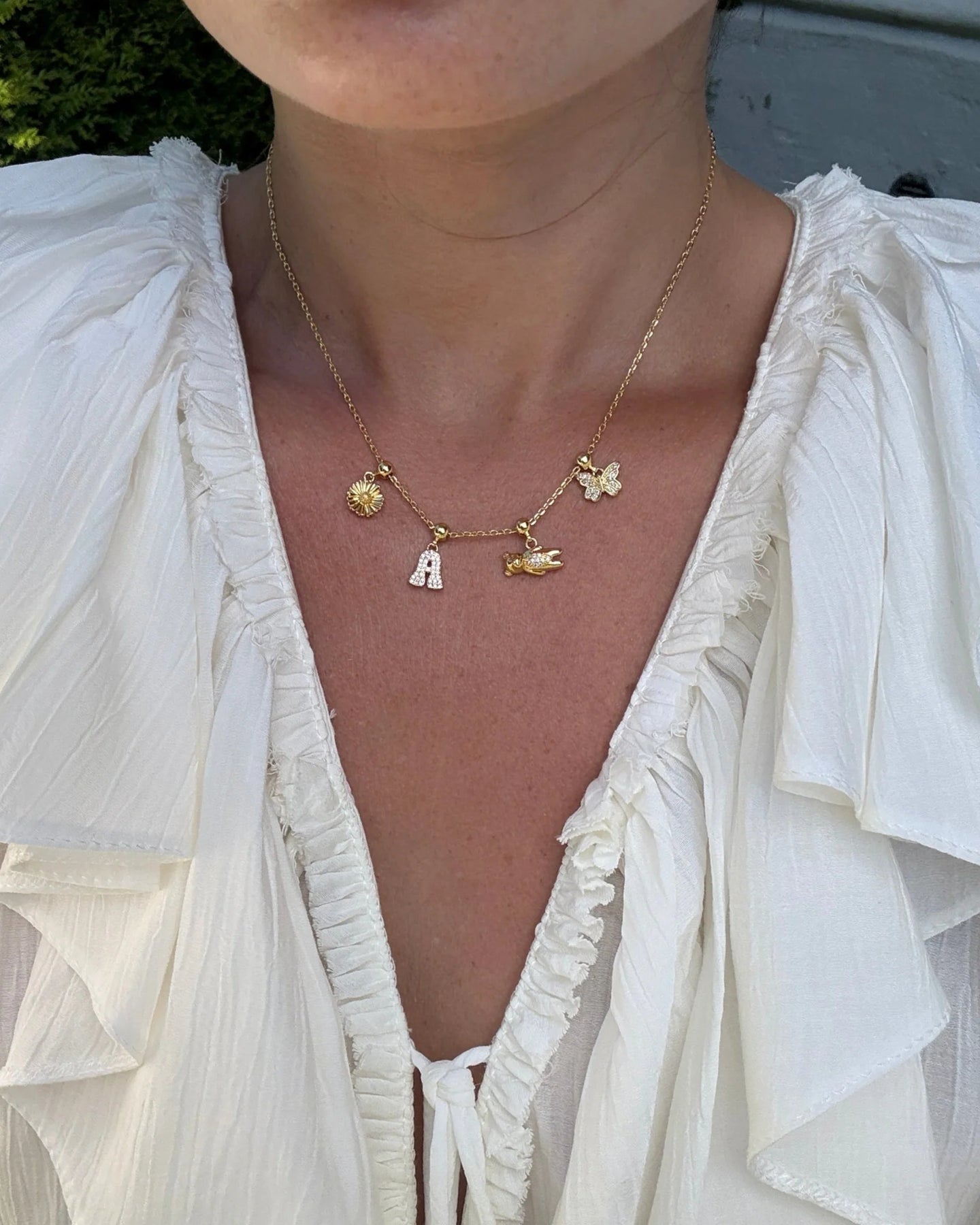 Butterfly Charm - Guld