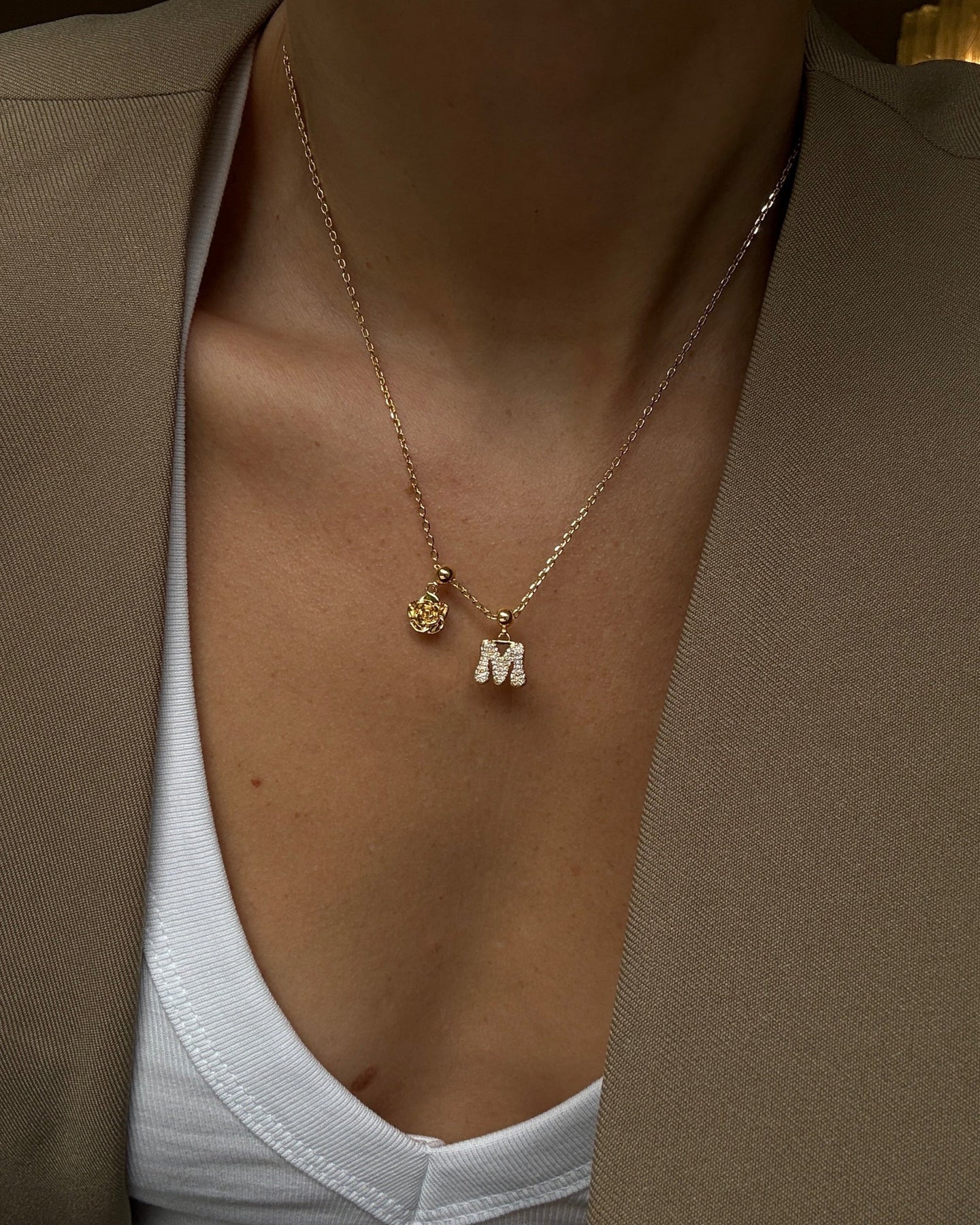 Rose Charm - Guld