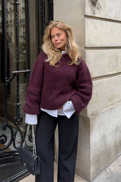 Idaic Pullover - Bordeaux