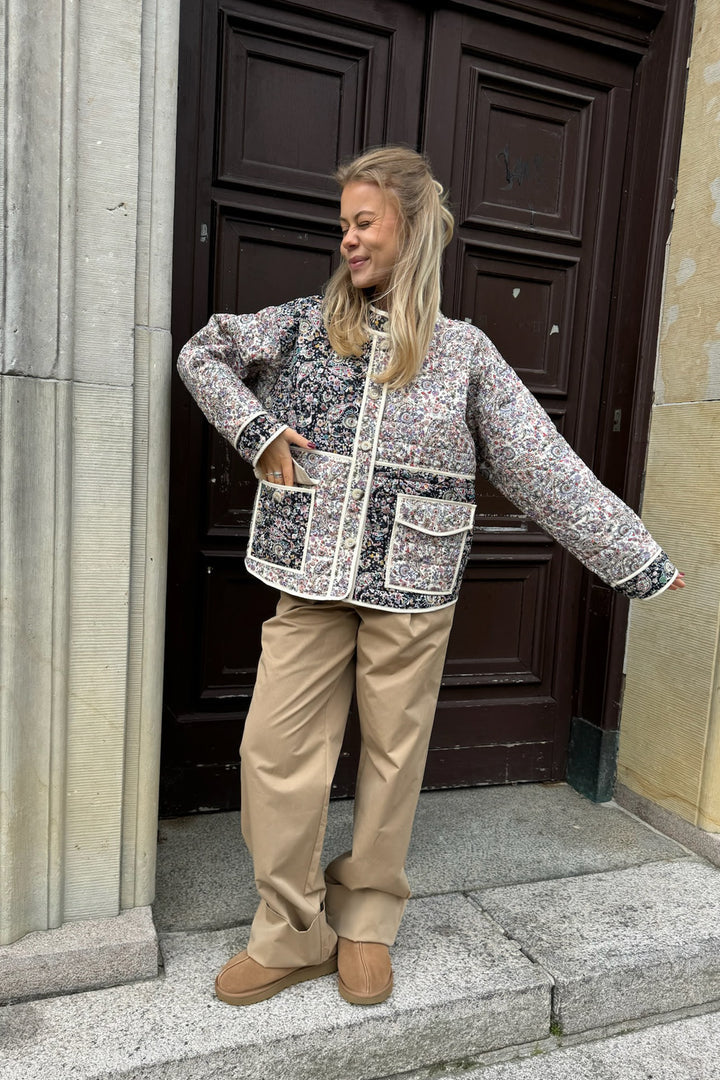 Emmyic Quilted Jacket - Multi Paisley