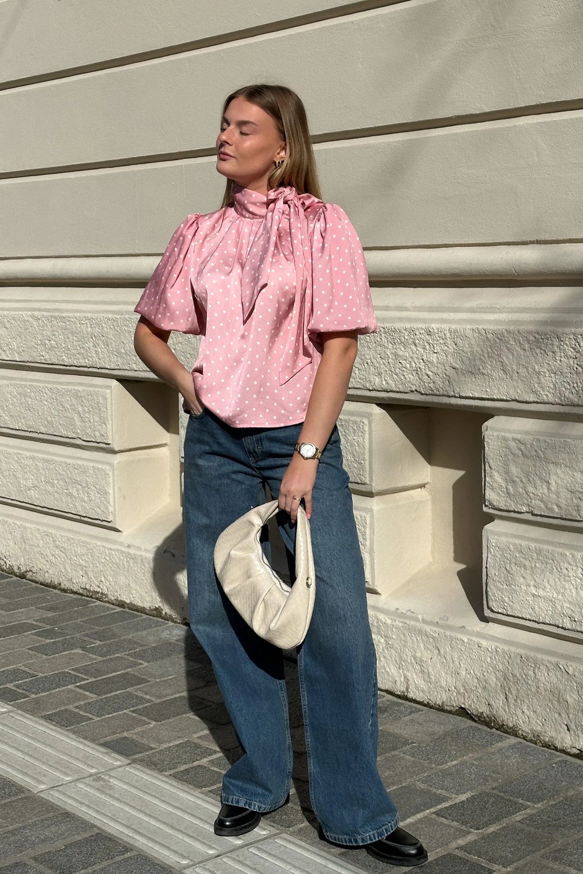 Noella Kesha Blouse - Carmine Blush Print