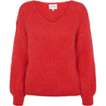 Milana Ls Alpaca Pullover - Lipstick Red