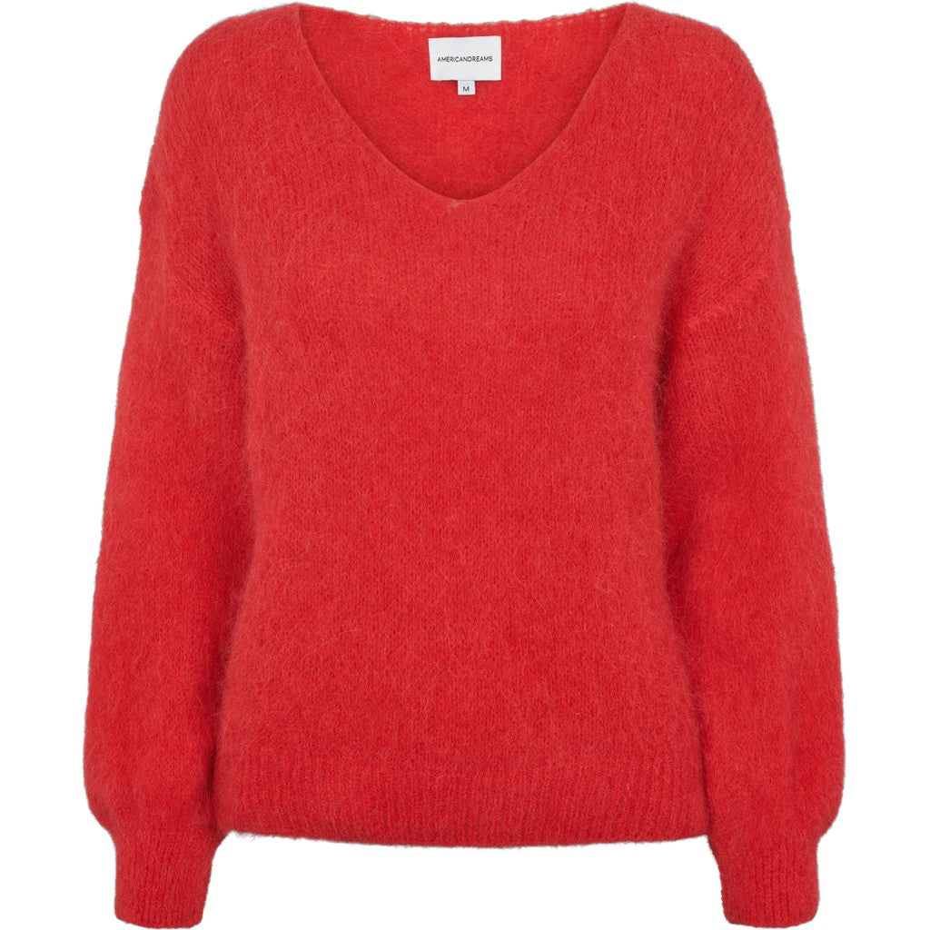 Milana Ls Alpaca Pullover - Lipstick Red