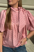 Noella Kesha Blouse - Carmine Blush Print