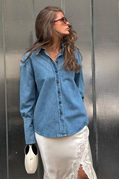 Lily - Wilson Overshirt - Piedra Wash