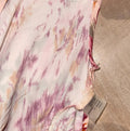 SH - Crepe Satin Rouching Gown - Blushed Blossom