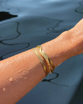Bone Armband - Guld