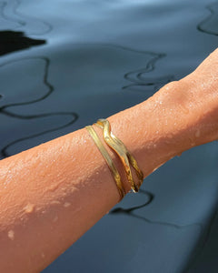 Bone Bracelet - Gold