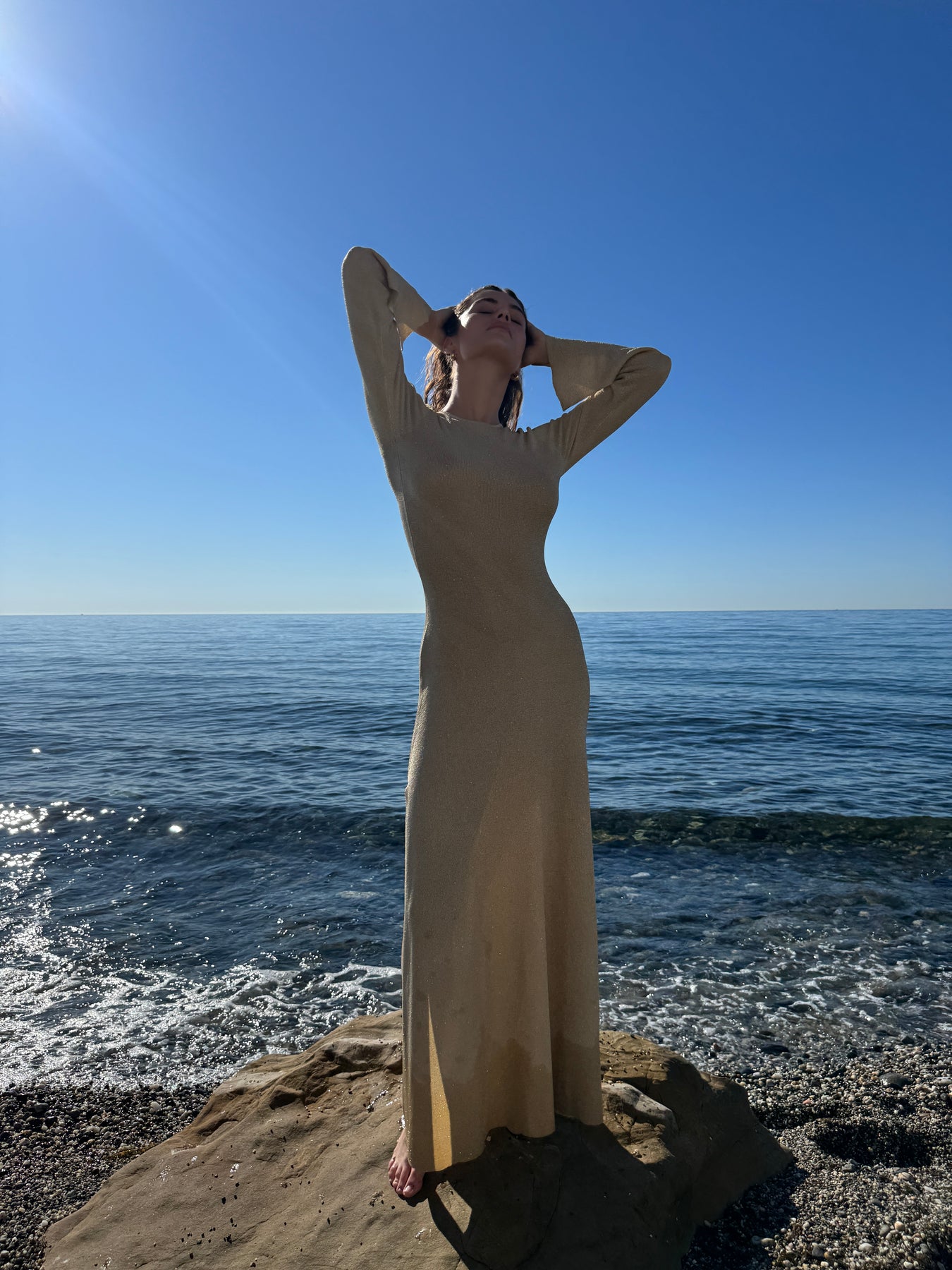 Meline Dress - Guld