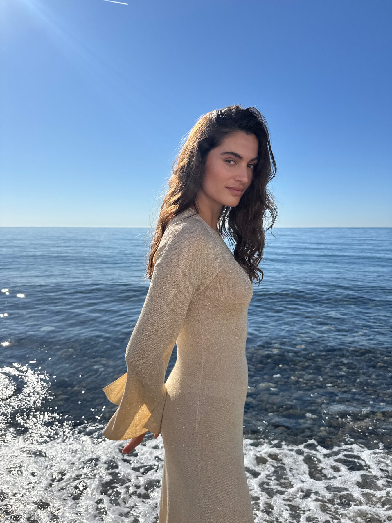 Meline Dress - Guld