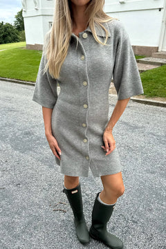 Oliviaic Knit Dress - Grey