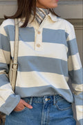 Isabelle Block Polo Jumper - Blå