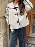 Edmund Teddy Jacket - Ivory