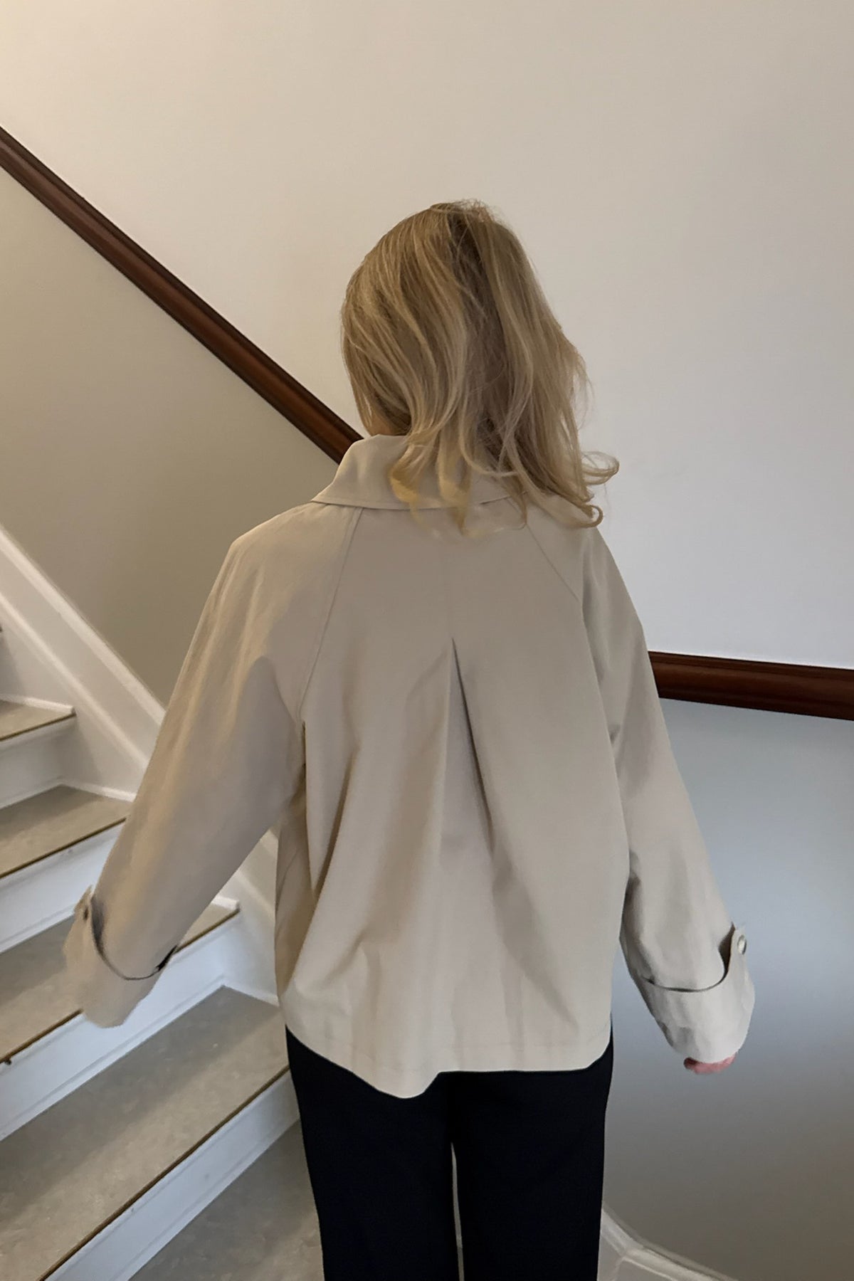 Avaic Kort Trenchcoat - Beige