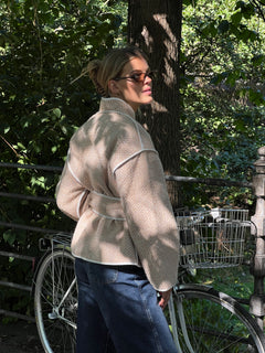 Estelle Tweed Jacket - Sand