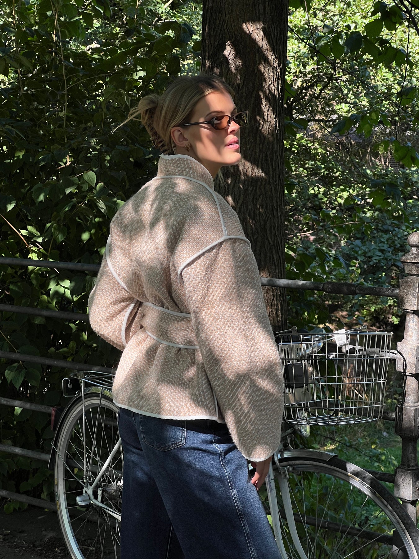 Estelle Tweed Jacket - Sand