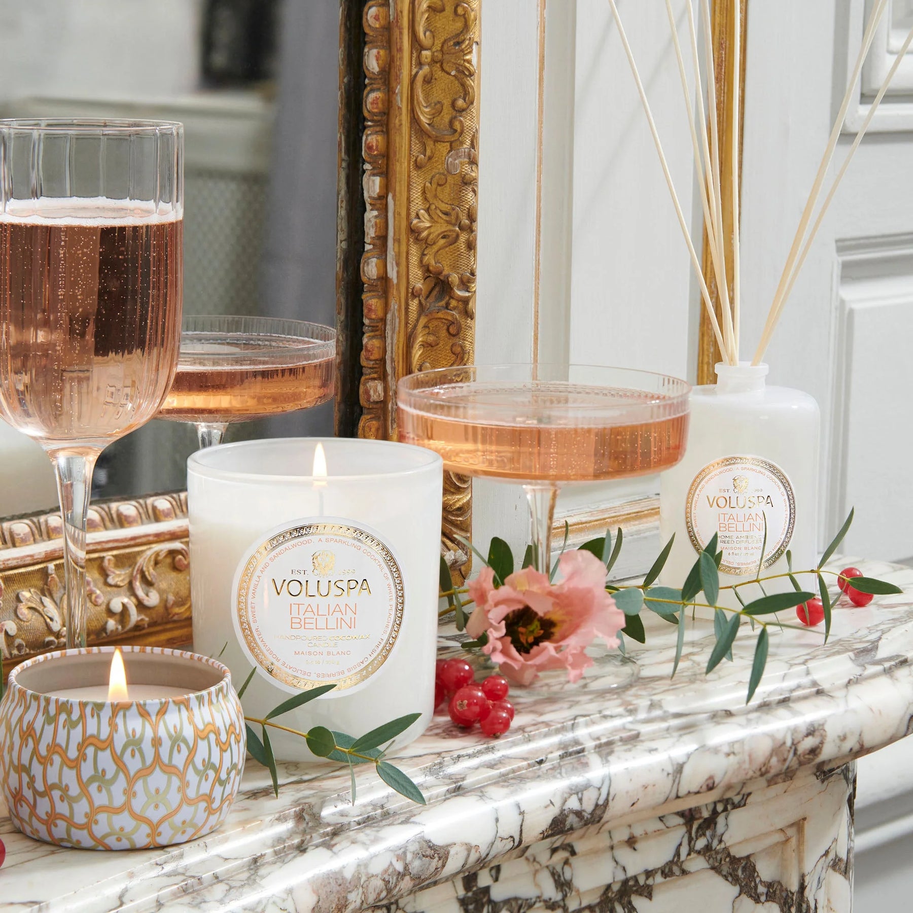 Mini Tin Candle - Italian Bellini