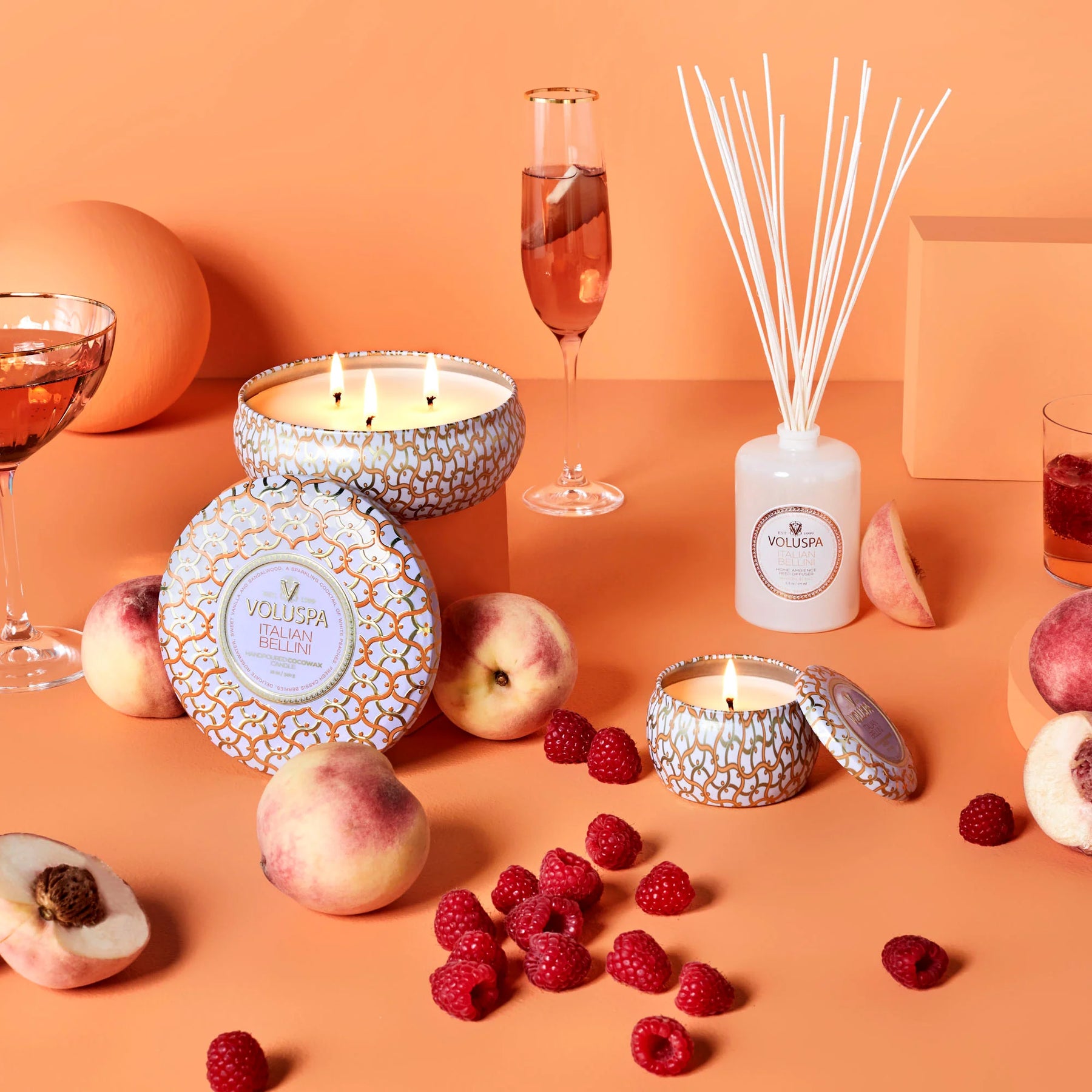Mini Tin Candle - Italian Bellini
